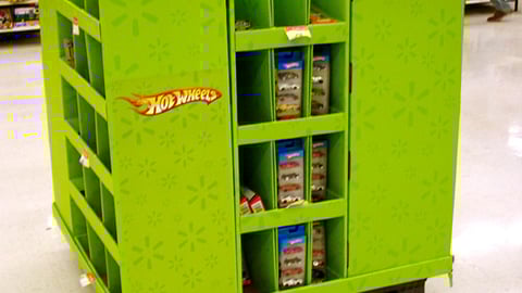 Hot Wheels Walmart Pallet Display