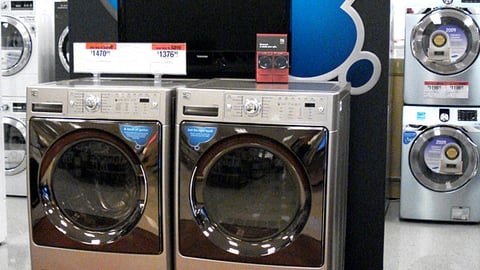 Sears Kenmore 'A Whole New Spin' Merchandising