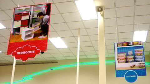 Target Storage Event Ceiling Signs
