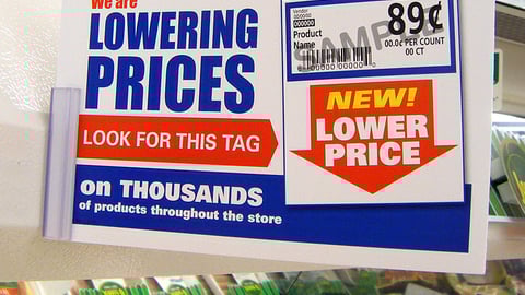 Food Lion 'Lower Price' Shelf Talker