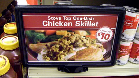 Food Lion Stove Top Shelf Sign
