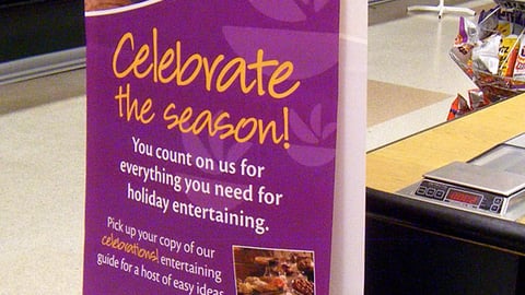 Giant-Landover 'Celebrations' Stanchion Sign