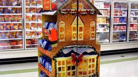 Nabisco Holiday Pallet Display