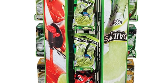 Daily's Cocktails Spinner Rack