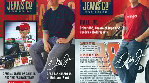 Wrangler Earnhardt Take-One Card