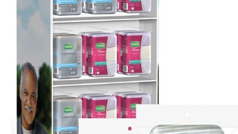 Depend Floorstand & Packaging