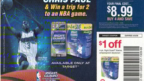 Right Guard Target NBA Sweeps FSI