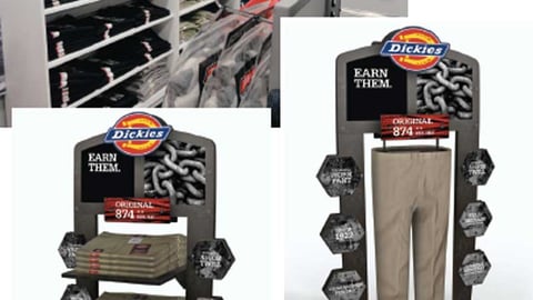 Dickies Work Pants Floorstands