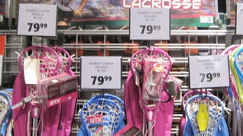 Dick's Women's Lacrosse Merchandising