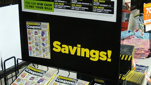 Dollar General 'Fresh Start' Circular Rack Header