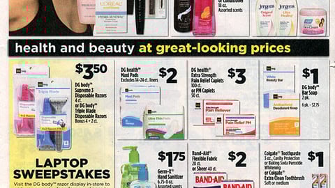 Dollar General DG Body Sweeps FSI