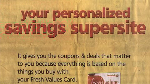 Dominick's 'Just For U' Feature