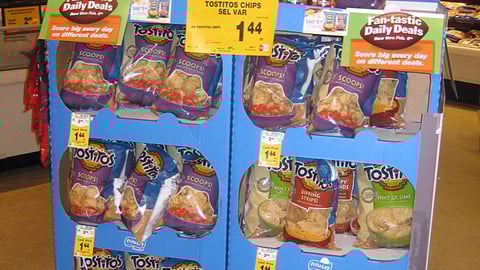 Tostitos Dominick's 'Fan-tastic Daily Deals' Display
