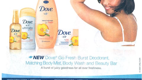 Dove Go Fresh FSI