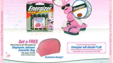Energizer 'Give Back' FSI