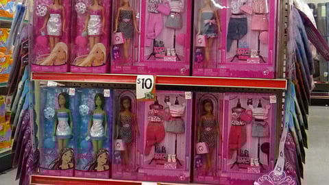 Family Dollar Mattel Dolls Endcap