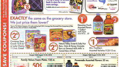 Family Dollar 'Back to School Savings' FSI