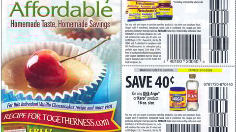 ACH, Fleischmann's 'Recipe For Togetherness' FSI