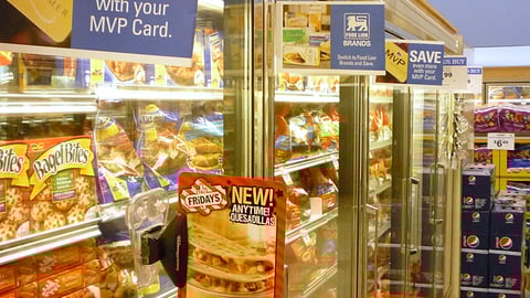 Food Lion Freezer Signs