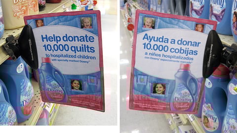 Downy 'Help Donate' Violator