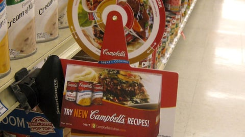 Campbell's 'New Recipes' Shelf Talker