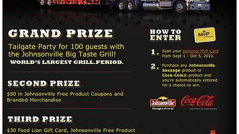 Food Lion 'Tailgate Party' Online Ad