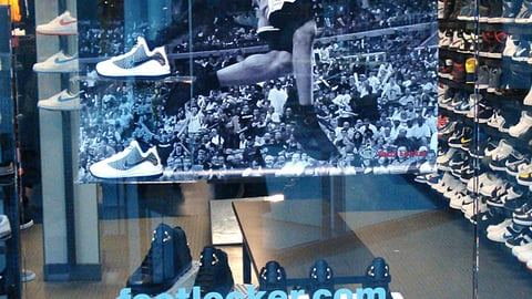Foot Locker Nike 'House of Hoops' Window Display