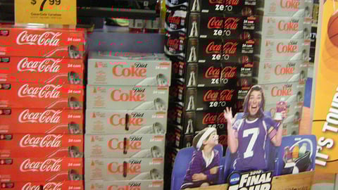 Fred Meyer Coca-Cola 'March Madness' Display