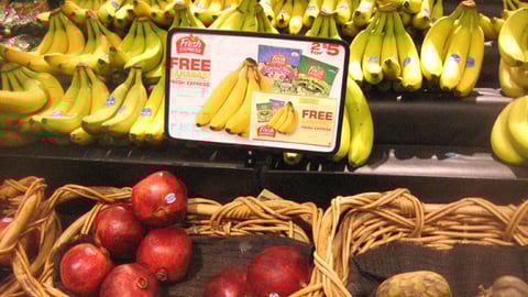 Fresh Express 'Free Bananas' Sign