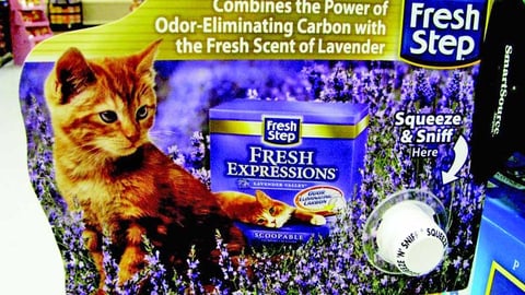 Fresh Step Cat Litter Aisle Sign