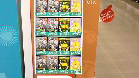 AriZona Iced Tea Stix Floorstand