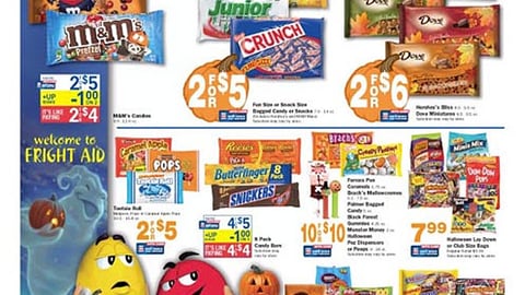 Rite Aid M&M's 'Fright Aid' Feature