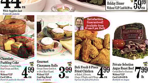 Fry's Holiday Dinner Feature