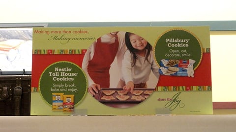 Kroger 'Share the Joy' Co-Branded Sign