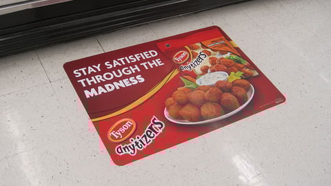 Tyson Any'tizers 'Madness' Floor Graphic