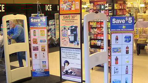 Fry's 'March to Savings' Signage