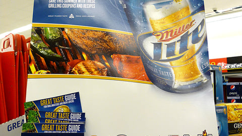 Miller Lite 'Great Taste Guide' Case Card