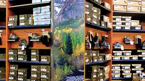 Gander Mountain Footwear Section