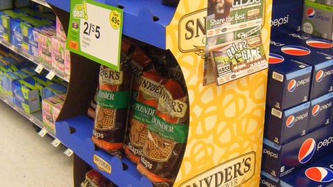 Snyder's of Hanover 'Get N 2 the Game' Sign