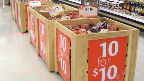 Giant 10 for $10 Bins