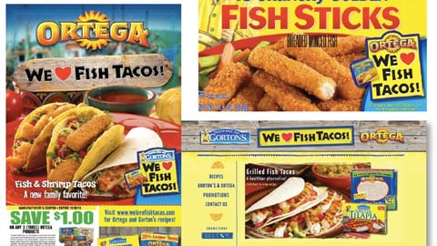 Gorton's, Ortega Co-Marketing Materials
