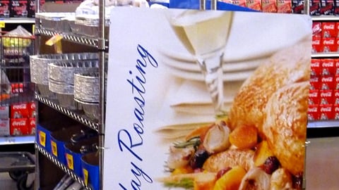 H-E-B 'Holiday Roasting' Side Panel