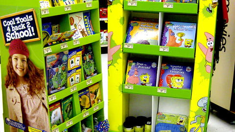 Safeway Back-to-School Floorstands