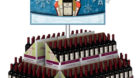 Trinchero Menage a Trois Holiday Pole Topper