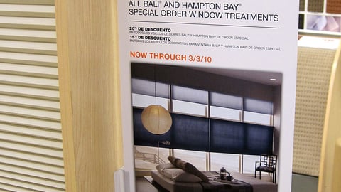 Home Depot Window Treatment Violator