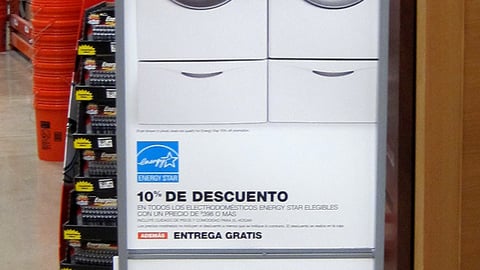 Home Depot Energy Star Discount Sign