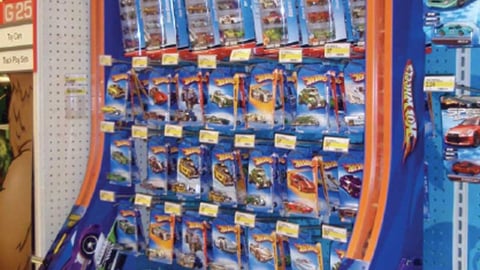 Mattel Hot Wheels In-Line Display