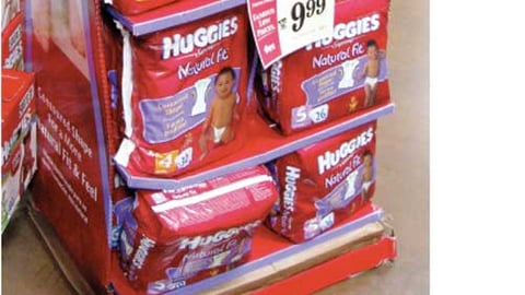 Huggies Floorstand