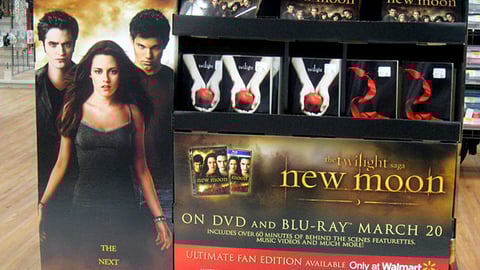 Hachette 'New Moon' Walmart Pallet Display