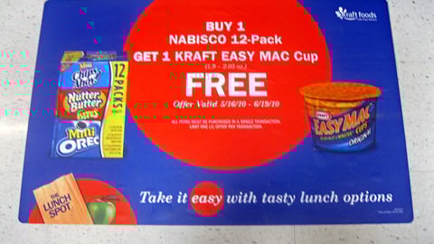 Meijer Kraft 'Lunch Spot' Floor Graphic